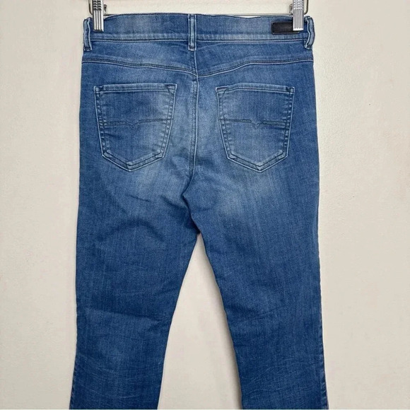 Diesel Womens 27 Regular Slim Straight Leg Distressed Jeans - Picture 13 of 16